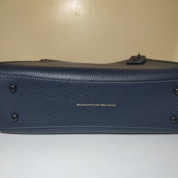 Sold - Coach 1941 Rogue Shoulder Bag Midnight Navy - Picture 5 of 7